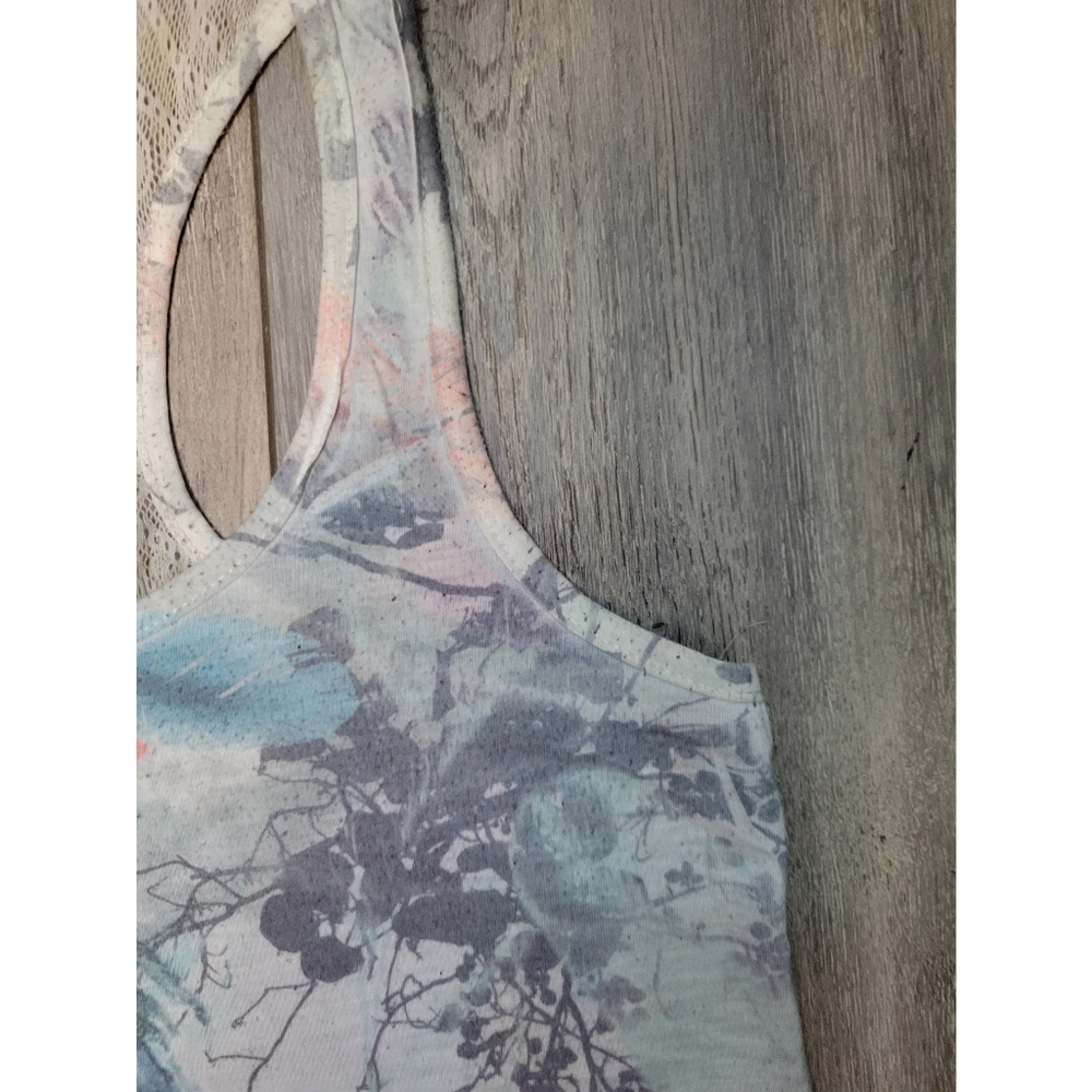 Multicolor Print Racerback Tank - Picture 5 of 8